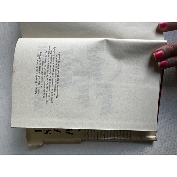 Rich Man Poor Man A Novel IRWIN SHAW Hardcover Red Dust Jacket - Picture 15 of 16